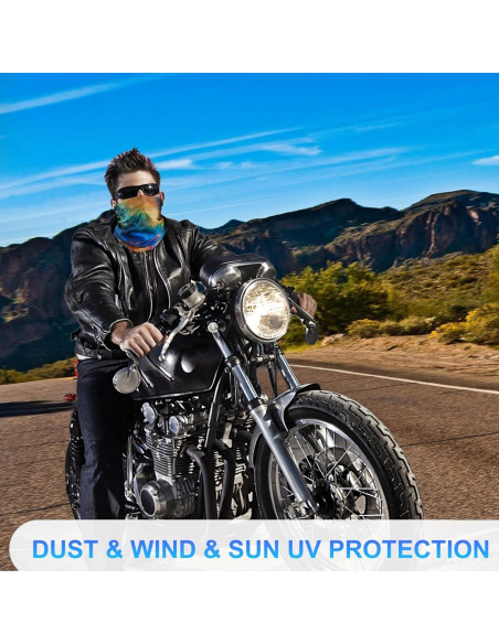 Paquete de 6 Gaiters de Cuello Bandana Multifuncional