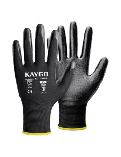 Guantes de Trabajo KAYGO KG12N Nitrilo 12 Pares T. Grande