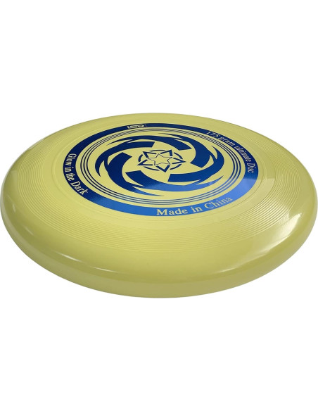 Frisbee Ultimate ISD TOYS Verde Brilla en la Oscuridad 27 cm