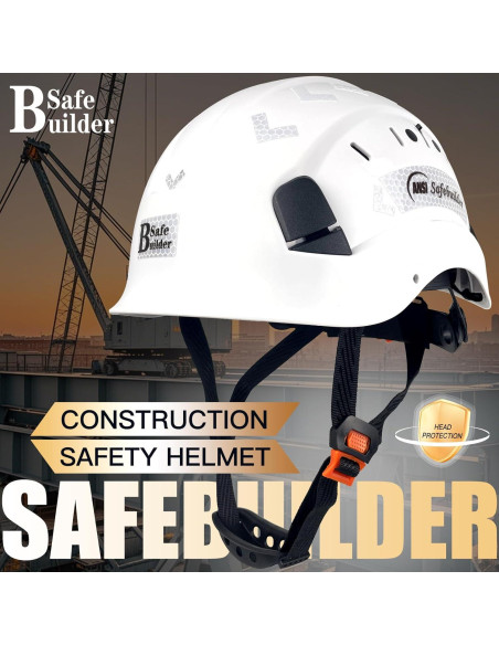 Casco de Seguridad SAFEBUILDER CR06 Ajustable Blanco Casco de Seguridad SAFEBUILDER CR06 Ajustable Blanco