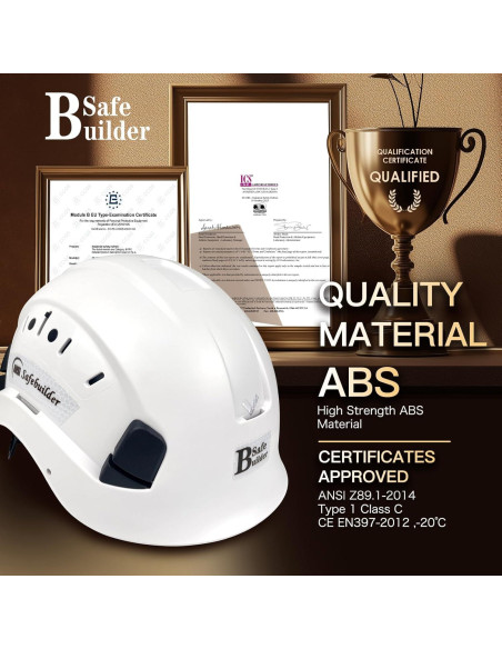 Casco de Seguridad SAFEBUILDER CR06 Ajustable Blanco Casco de Seguridad SAFEBUILDER CR06 Ajustable Blanco
