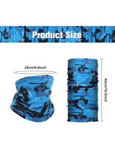 Bufanda Gaiter Transpirable UV para Hombres y Mujeres 2