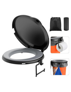 Asiento de Inodoro PAHTTO para Cubo de 19L con Cojín