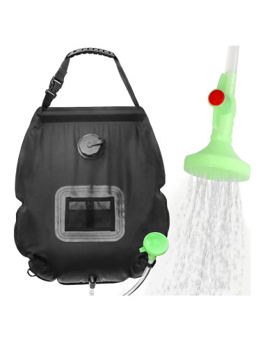 Bolsa de Ducha Solar NODG 20L con Manguera y Cabezal