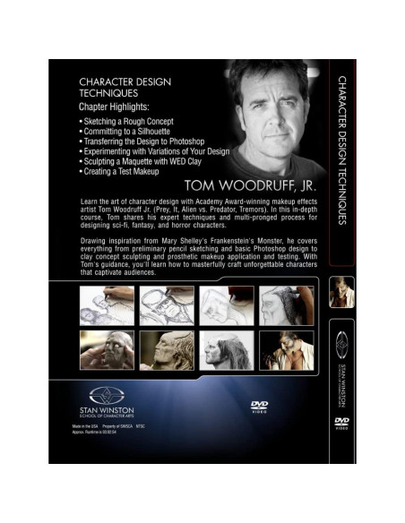 Curso de Diseño de Personajes Tom Woodruff Jr. - 3h 2min