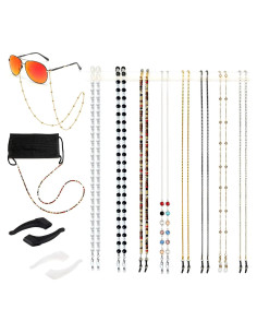Cadena para Gafas Damanse 8 Piezas Coloridas para Mujeres