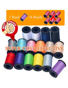 Kit de Costura Portátil con Accesorios Completo - Negro 2