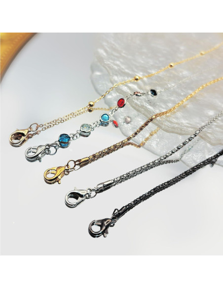 Cadena para Gafas Damanse 8 Piezas Coloridas para Mujeres Cadena para Gafas Damanse 8 Piezas Coloridas para Mujeres