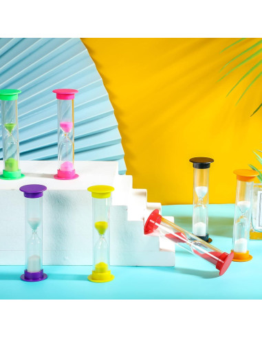 Temporizador de Arena 48 Pcs Queekay 2 Minutos Colorido