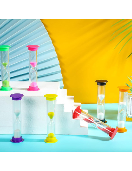 Temporizador de Arena 48 Pcs Queekay 2 Minutos Colorido