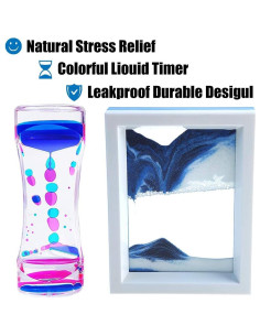 Temporizador de Movimiento Líquido FKYTION 27.5x19.5cm Relax 2