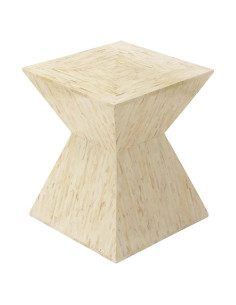 Mesa de Acento Deco 79 Hecha a Mano de Madreperla Beige