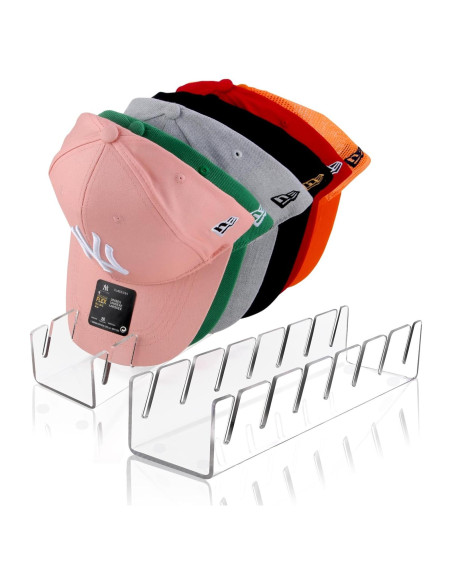 Soporte para Sombreros Sloworld Acrílico 2 Piezas 14 Sombreros