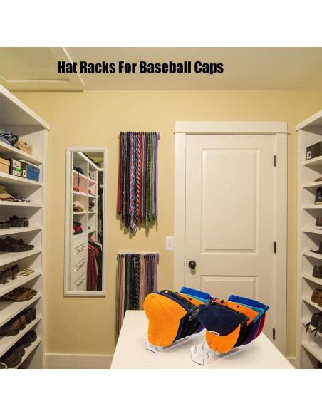 Soporte para Sombreros Sloworld Acrílico 2 Piezas 14 Sombreros