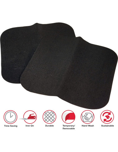 Parche Termoadhesivo SINGER 00065 Negro 12.7x12.7 cm 2 Unidades