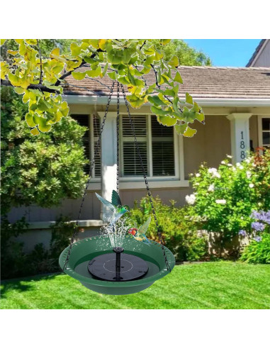 Bañera Colgante para Aves OVZILKI 25,4 cm Verde 1 Paquete