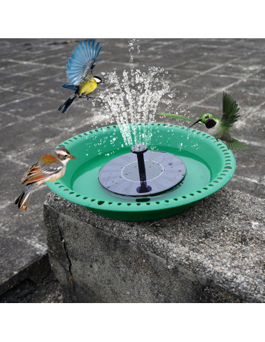 Bañera Colgante para Aves OVZILKI 25,4 cm Verde 1 Paquete