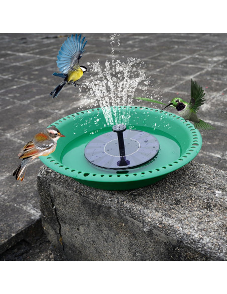 Bañera Colgante para Aves OVZILKI 25,4 cm Verde 1 Paquete