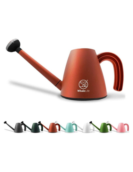 Regadera WhaleLife 2L Rojo Terracota para Bonsáis