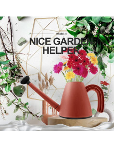 Regadera WhaleLife 2L Rojo Terracota para Bonsáis 2