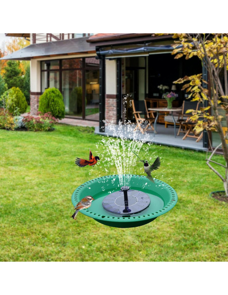 Bañera Colgante para Aves OVZILKI 25,4 cm Verde 1 Paquete