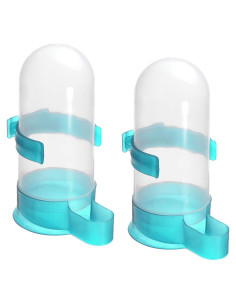 Comedero Automático PATIKIL 800ml para Aves Azul Claro