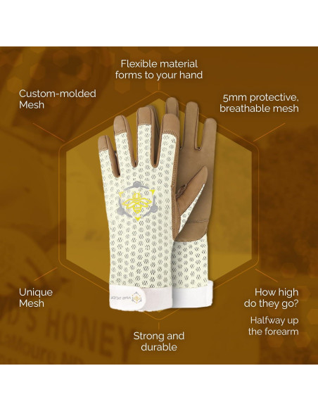 Guante de Apicultura Apis Tactical Talla L Transpirable