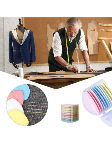 Tiza de Sastre ZXTY 10 Piezas HB para Costura y Acolchado