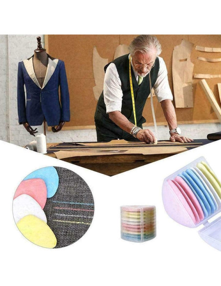 Tiza de Sastre ZXTY 10 Piezas HB para Costura y Acolchado