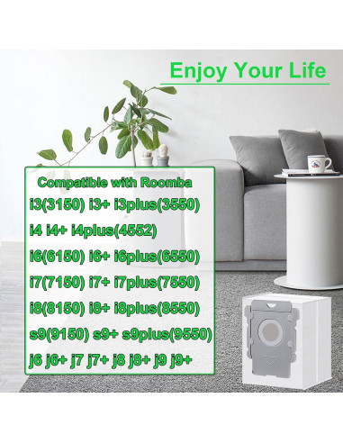 12 Paquetes de Bolsas de Vacío ApexOne para iRobot Roomba