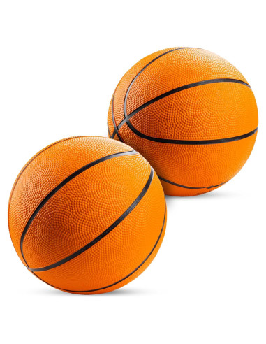 Balón de Baloncesto Mini Bedwina - 17.78 cm - Set 2 Pzs