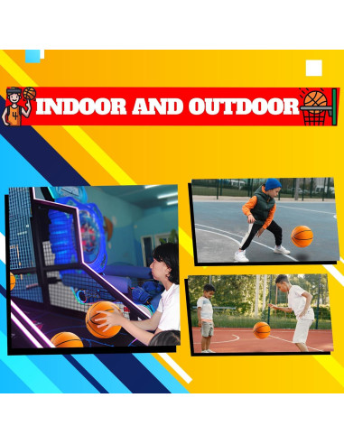 Balón de Baloncesto Mini Bedwina - 17.78 cm - Set 2 Pzs