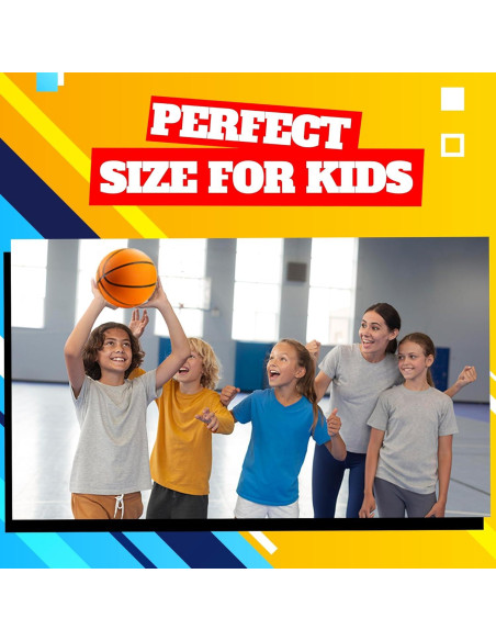 Balón de Baloncesto Mini Bedwina - 17.78 cm - Set 2 Pzs