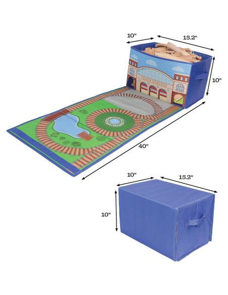 Caja de Almacenamiento y Alfombrilla de Juego Zany 101,6x38,6cm