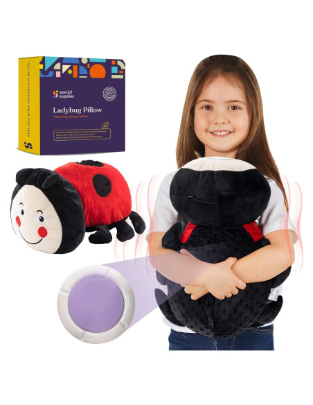 Almohada Vibrante Sensorial Mariquita Suministros Especiales