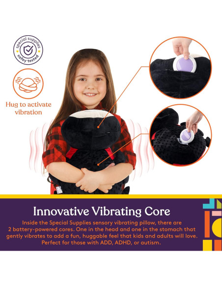 Almohada Vibrante Sensorial Mariquita Suministros Especiales