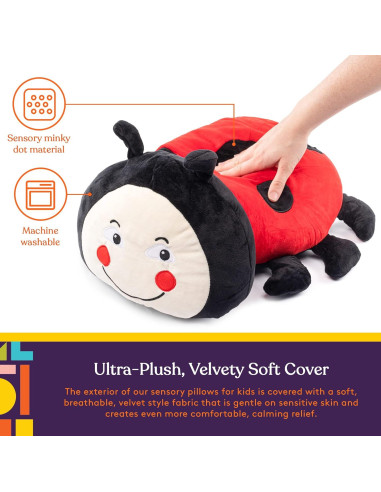 Almohada Vibrante Sensorial Mariquita Suministros Especiales