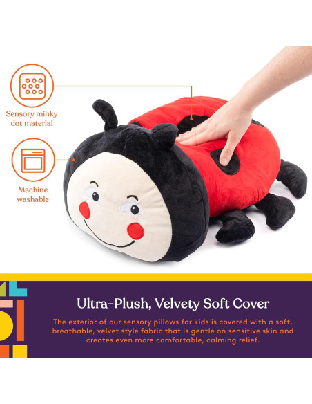 Almohada Vibrante Sensorial Mariquita Suministros Especiales