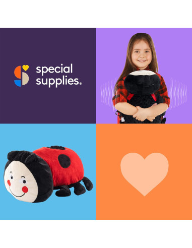 Almohada Vibrante Sensorial Mariquita Suministros Especiales