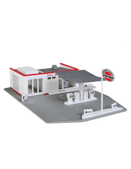Kit de Gasolinera HO Walthers 16.5x5.7x26.7cm Kit de Gasolinera HO Walthers 16.5x5.7x26.7cm