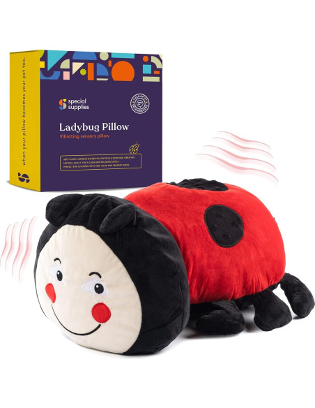 Almohada Vibrante Sensorial Mariquita Suministros Especiales