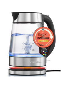 Hervidor Eléctrico Peach Street 1.7L 1500W Vidrio Borosilicato