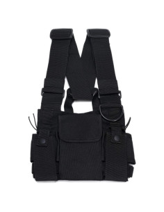 Arnés de Pecho LAGESUN RBH0001BL Ajustable con Bolsillos