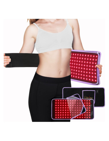 Cinturón de Terapia de Luz Roja LitePow 120LED Alivio Dolor