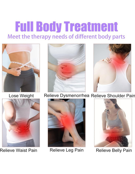 Cinturón de Terapia de Luz Roja LitePow 120LED Alivio Dolor