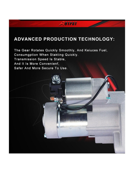 Motor de Arranque AOTPAT 12V 1.4KW para Infiniti y Nissan