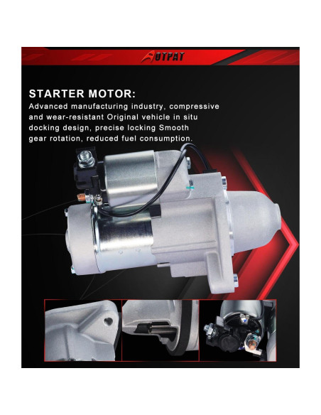 Motor de Arranque AOTPAT 12V 1.4KW para Infiniti y Nissan