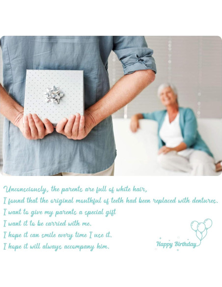 Taza Grande para Dentaduras FJNATINH 300 ml con Colador