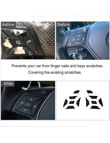 Cubierta de Botón para Volante WODOFO GDR Negro 12pcs