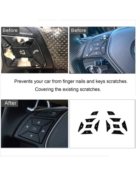 Cubierta de Botón para Volante WODOFO GDR Negro 12pcs